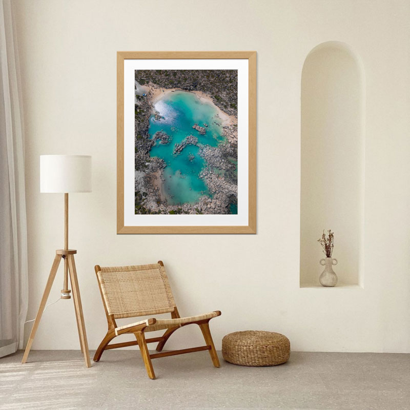 clean beige brown interior wall frame display mockup instagram p