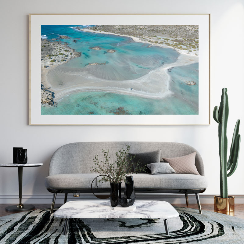 grey modern 3d illustration wall frame mockup instagram post 1